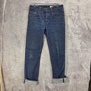 Left Field Jeans Mens 31x30 Blue Selvedge White Oak Cone Denim Indigo Made USA